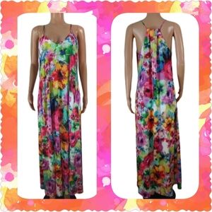 Nicole Miller "NY Expldng Clr Blnd" Max Sun Dress